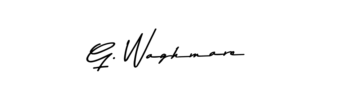 if you are searching for the best signature style for your name G. Waghmare. so please give up your signature search. here we have designed multiple signature styles  using Asem Kandis PERSONAL USE. G. Waghmare signature style 9 images and pictures png