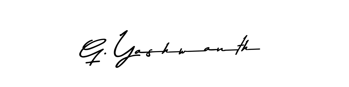 How to Draw G. Yashwanth signature style? Asem Kandis PERSONAL USE is a latest design signature styles for name G. Yashwanth. G. Yashwanth signature style 9 images and pictures png