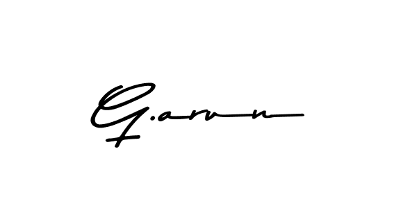 How to Draw G.arun signature style? Asem Kandis PERSONAL USE is a latest design signature styles for name G.arun. G.arun signature style 9 images and pictures png