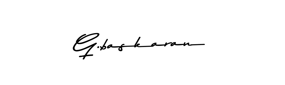 Use a signature maker to create a handwritten signature online. With this signature software, you can design (Asem Kandis PERSONAL USE) your own signature for name G.baskaran. G.baskaran signature style 9 images and pictures png