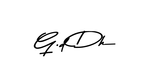 How to Draw G.d Dh signature style? Asem Kandis PERSONAL USE is a latest design signature styles for name G.d Dh. G.d Dh signature style 9 images and pictures png