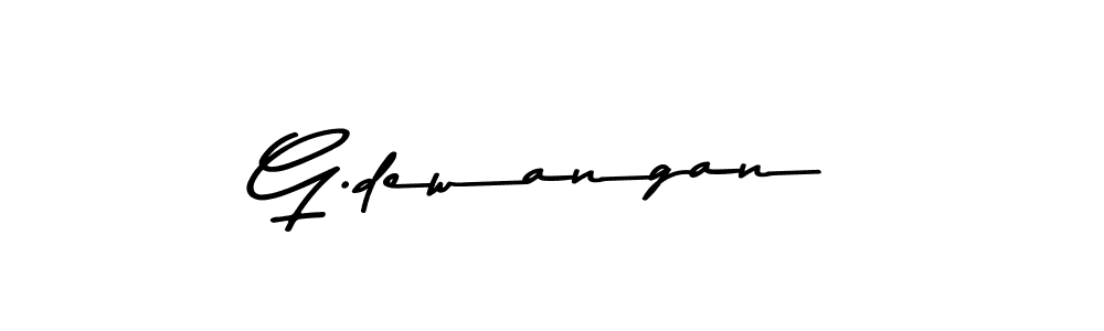 You should practise on your own different ways (Asem Kandis PERSONAL USE) to write your name (G.dewangan) in signature. don't let someone else do it for you. G.dewangan signature style 9 images and pictures png