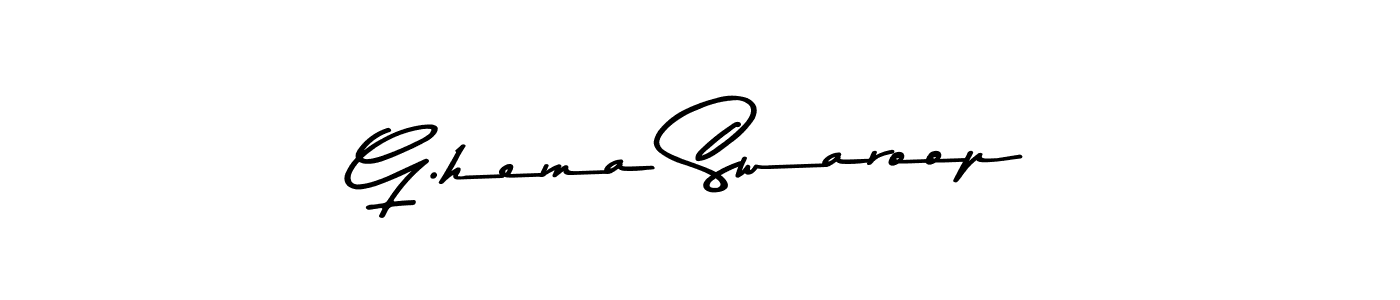 How to make G.hema Swaroop signature? Asem Kandis PERSONAL USE is a professional autograph style. Create handwritten signature for G.hema Swaroop name. G.hema Swaroop signature style 9 images and pictures png