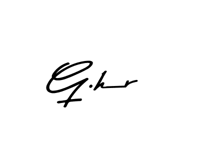 How to make G.hr signature? Asem Kandis PERSONAL USE is a professional autograph style. Create handwritten signature for G.hr name. G.hr signature style 9 images and pictures png