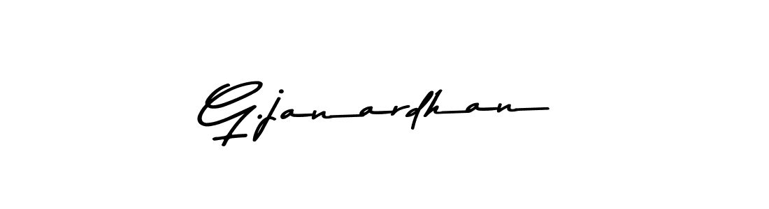 Use a signature maker to create a handwritten signature online. With this signature software, you can design (Asem Kandis PERSONAL USE) your own signature for name G.janardhan. G.janardhan signature style 9 images and pictures png