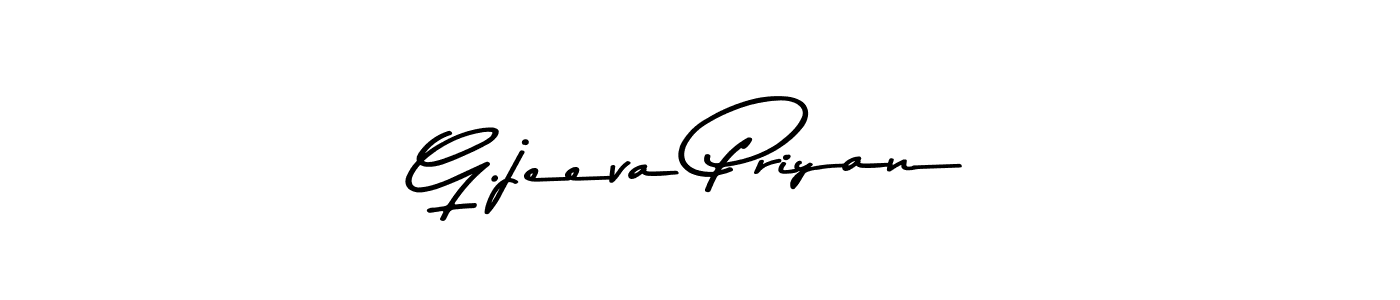 G.jeeva Priyan stylish signature style. Best Handwritten Sign (Asem Kandis PERSONAL USE) for my name. Handwritten Signature Collection Ideas for my name G.jeeva Priyan. G.jeeva Priyan signature style 9 images and pictures png