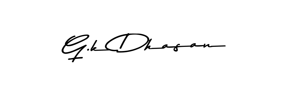 Similarly Asem Kandis PERSONAL USE is the best handwritten signature design. Signature creator online .You can use it as an online autograph creator for name G.k Dhasan. G.k Dhasan signature style 9 images and pictures png