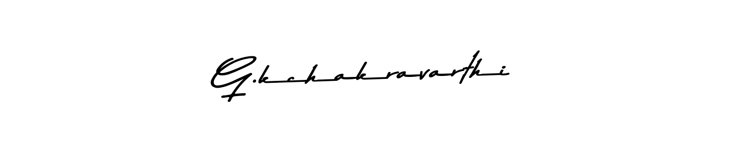 Use a signature maker to create a handwritten signature online. With this signature software, you can design (Asem Kandis PERSONAL USE) your own signature for name G.kchakravarthi. G.kchakravarthi signature style 9 images and pictures png