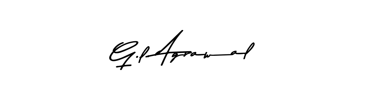 This is the best signature style for the G.l. Agrawal name. Also you like these signature font (Asem Kandis PERSONAL USE). Mix name signature. G.l. Agrawal signature style 9 images and pictures png