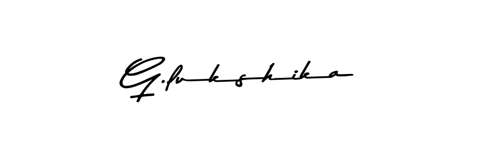 It looks lik you need a new signature style for name G.lukshika. Design unique handwritten (Asem Kandis PERSONAL USE) signature with our free signature maker in just a few clicks. G.lukshika signature style 9 images and pictures png