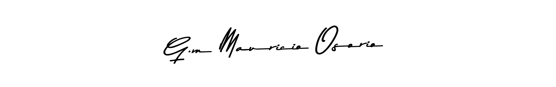 Similarly Asem Kandis PERSONAL USE is the best handwritten signature design. Signature creator online .You can use it as an online autograph creator for name G.m Mauricio Osorio. G.m Mauricio Osorio signature style 9 images and pictures png