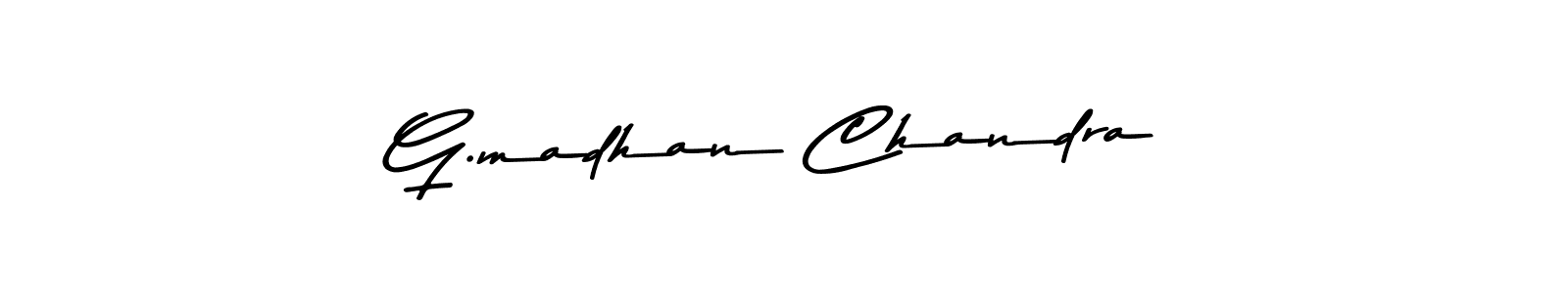 Similarly Asem Kandis PERSONAL USE is the best handwritten signature design. Signature creator online .You can use it as an online autograph creator for name G.madhan Chandra. G.madhan Chandra signature style 9 images and pictures png