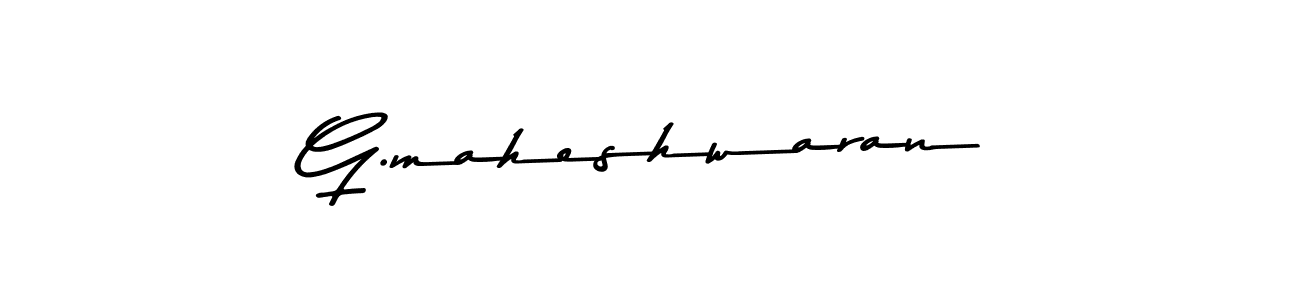 G.maheshwaran stylish signature style. Best Handwritten Sign (Asem Kandis PERSONAL USE) for my name. Handwritten Signature Collection Ideas for my name G.maheshwaran. G.maheshwaran signature style 9 images and pictures png