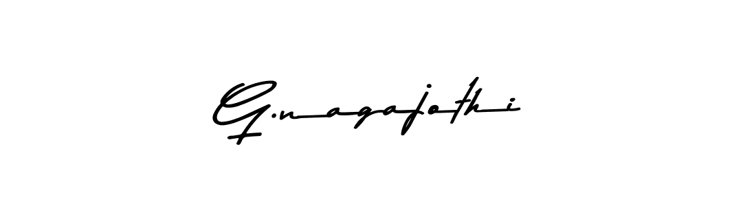 Design your own signature with our free online signature maker. With this signature software, you can create a handwritten (Asem Kandis PERSONAL USE) signature for name G.nagajothi. G.nagajothi signature style 9 images and pictures png