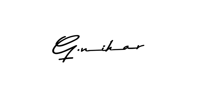 Asem Kandis PERSONAL USE is a professional signature style that is perfect for those who want to add a touch of class to their signature. It is also a great choice for those who want to make their signature more unique. Get G.nihar name to fancy signature for free. G.nihar signature style 9 images and pictures png