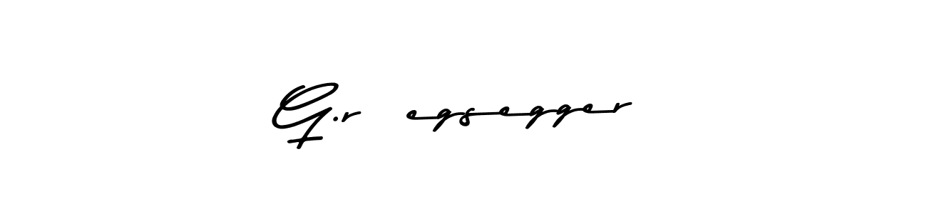 This is the best signature style for the G.rüegsegger name. Also you like these signature font (Asem Kandis PERSONAL USE). Mix name signature. G.rüegsegger signature style 9 images and pictures png