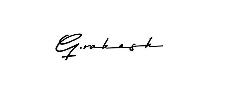 How to make G.rakesh signature? Asem Kandis PERSONAL USE is a professional autograph style. Create handwritten signature for G.rakesh name. G.rakesh signature style 9 images and pictures png