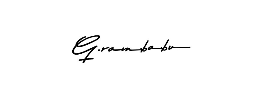 if you are searching for the best signature style for your name G.rambabu. so please give up your signature search. here we have designed multiple signature styles  using Asem Kandis PERSONAL USE. G.rambabu signature style 9 images and pictures png