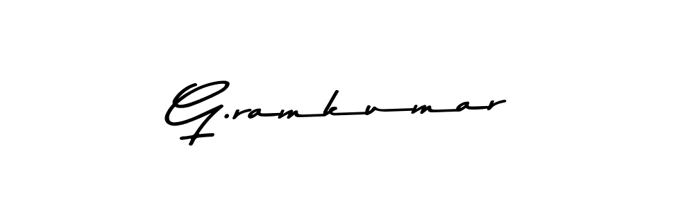 Similarly Asem Kandis PERSONAL USE is the best handwritten signature design. Signature creator online .You can use it as an online autograph creator for name G.ramkumar. G.ramkumar signature style 9 images and pictures png