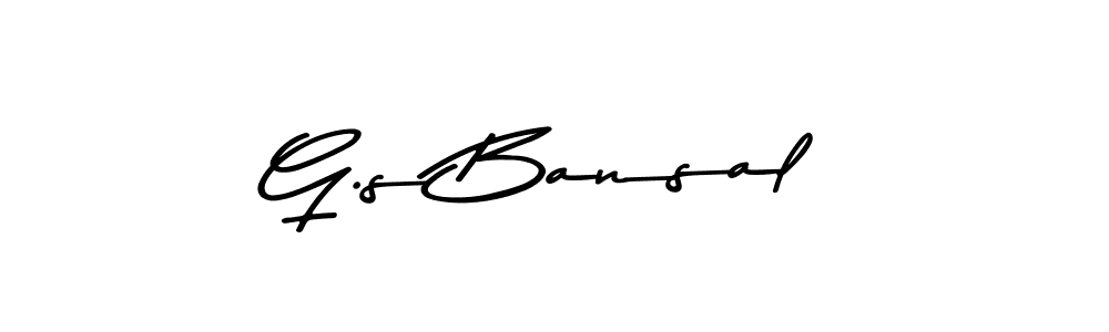 The best way (Asem Kandis PERSONAL USE) to make a short signature is to pick only two or three words in your name. The name G.s Bansal include a total of six letters. For converting this name. G.s Bansal signature style 9 images and pictures png