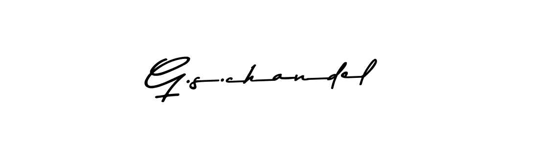 Also You can easily find your signature by using the search form. We will create G.s.chandel name handwritten signature images for you free of cost using Asem Kandis PERSONAL USE sign style. G.s.chandel signature style 9 images and pictures png