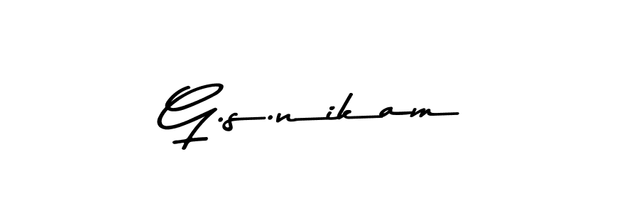 Here are the top 10 professional signature styles for the name G.s.nikam. These are the best autograph styles you can use for your name. G.s.nikam signature style 9 images and pictures png