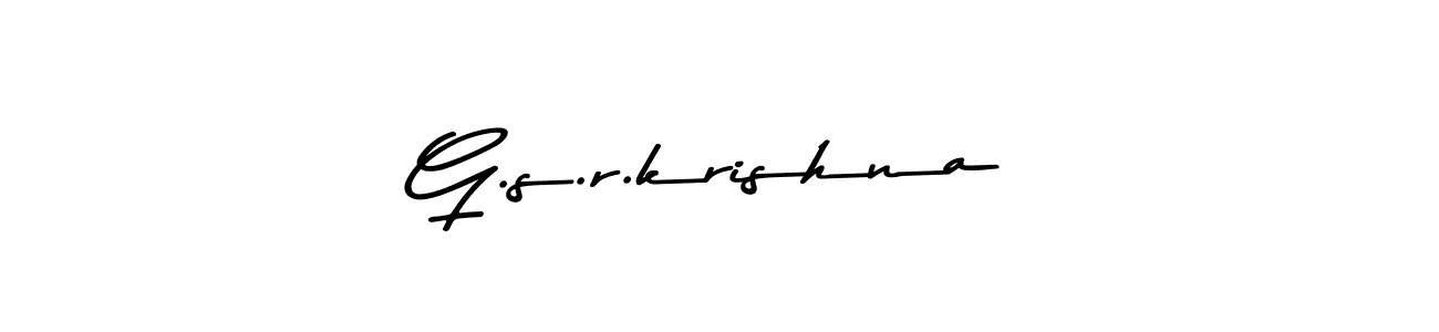 Here are the top 10 professional signature styles for the name G.s.r.krishna. These are the best autograph styles you can use for your name. G.s.r.krishna signature style 9 images and pictures png