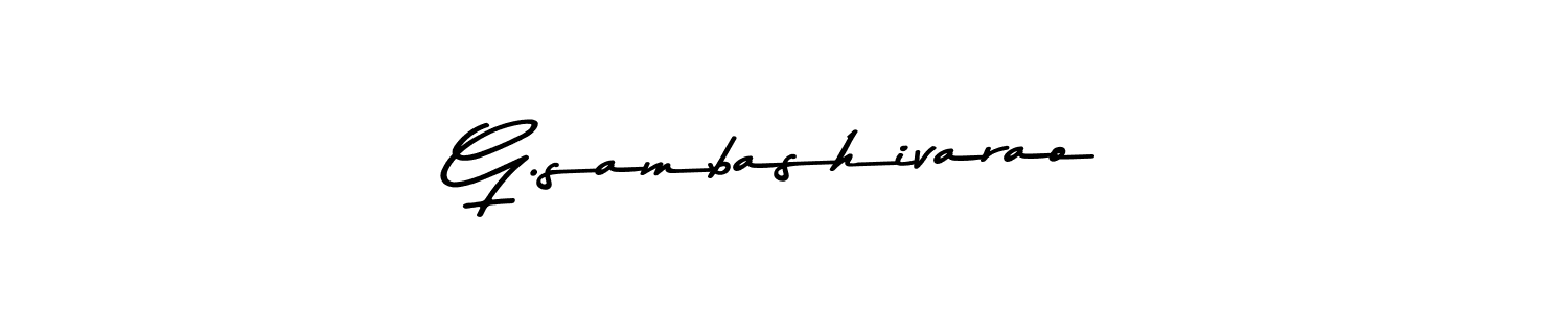 Asem Kandis PERSONAL USE is a professional signature style that is perfect for those who want to add a touch of class to their signature. It is also a great choice for those who want to make their signature more unique. Get G.sambashivarao name to fancy signature for free. G.sambashivarao signature style 9 images and pictures png