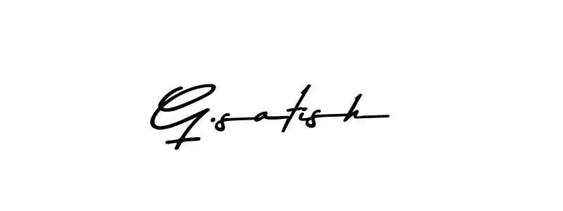 How to Draw G.satish signature style? Asem Kandis PERSONAL USE is a latest design signature styles for name G.satish. G.satish signature style 9 images and pictures png