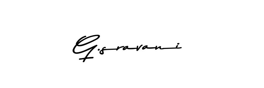 The best way (Asem Kandis PERSONAL USE) to make a short signature is to pick only two or three words in your name. The name G.sravani include a total of six letters. For converting this name. G.sravani signature style 9 images and pictures png