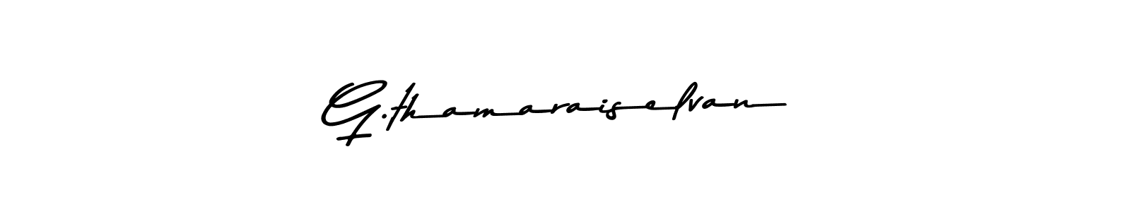 How to Draw G.thamaraiselvan signature style? Asem Kandis PERSONAL USE is a latest design signature styles for name G.thamaraiselvan. G.thamaraiselvan signature style 9 images and pictures png