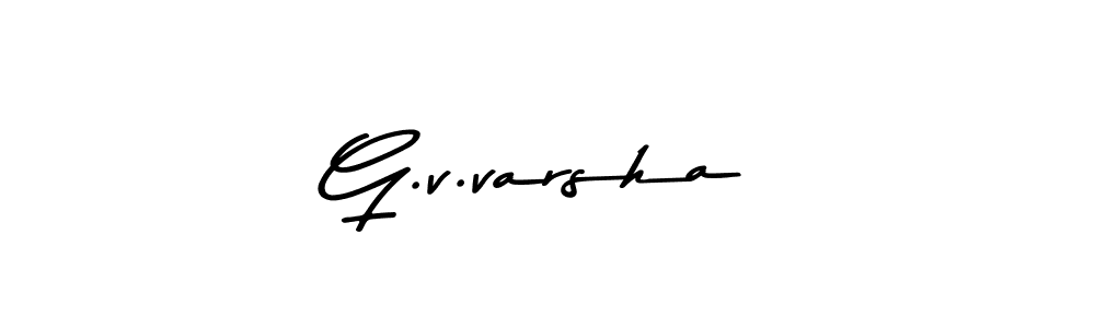It looks lik you need a new signature style for name G.v.varsha. Design unique handwritten (Asem Kandis PERSONAL USE) signature with our free signature maker in just a few clicks. G.v.varsha signature style 9 images and pictures png