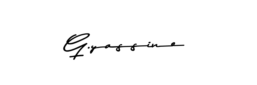 Use a signature maker to create a handwritten signature online. With this signature software, you can design (Asem Kandis PERSONAL USE) your own signature for name G.yassine. G.yassine signature style 9 images and pictures png