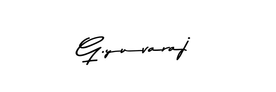 How to Draw G.yuvaraj signature style? Asem Kandis PERSONAL USE is a latest design signature styles for name G.yuvaraj. G.yuvaraj signature style 9 images and pictures png