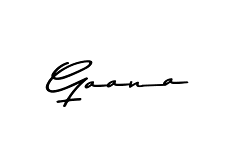 How to make Gaana name signature. Use Asem Kandis PERSONAL USE style for creating short signs online. This is the latest handwritten sign. Gaana signature style 9 images and pictures png