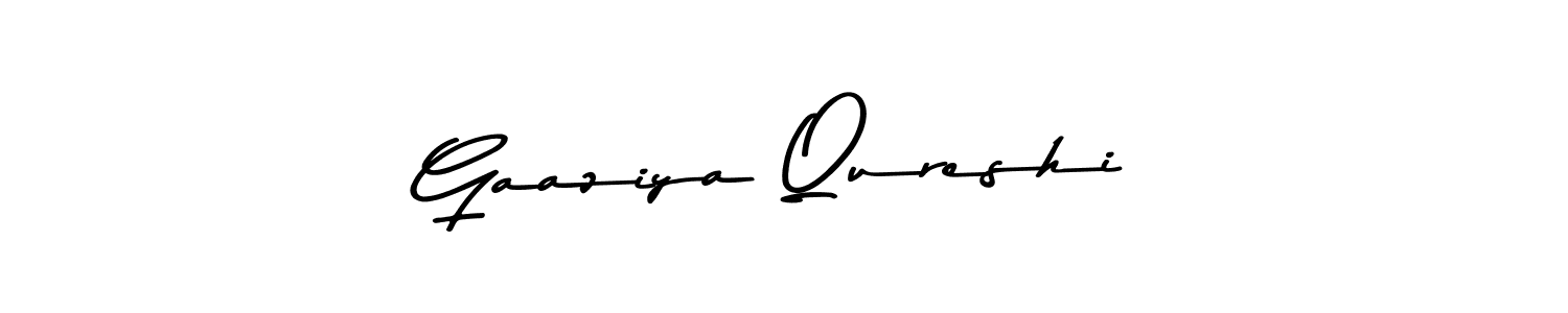 The best way (Asem Kandis PERSONAL USE) to make a short signature is to pick only two or three words in your name. The name Gaaziya Qureshi include a total of six letters. For converting this name. Gaaziya Qureshi signature style 9 images and pictures png