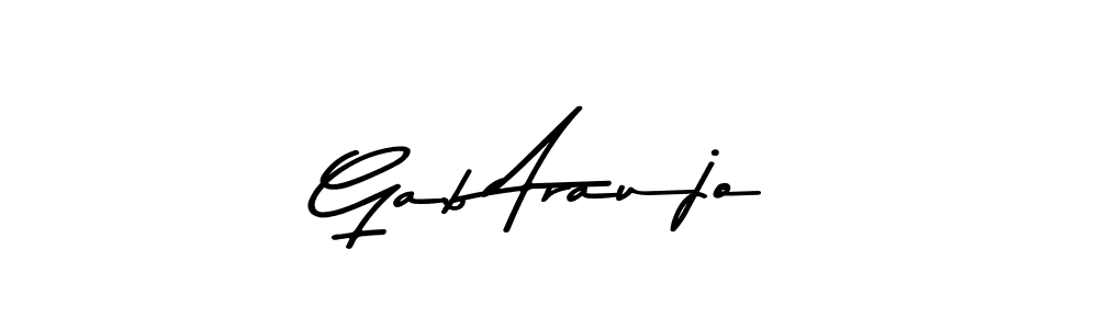 Make a beautiful signature design for name Gab Araujo. Use this online signature maker to create a handwritten signature for free. Gab Araujo signature style 9 images and pictures png