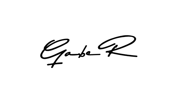 You should practise on your own different ways (Asem Kandis PERSONAL USE) to write your name (Gabe R) in signature. don't let someone else do it for you. Gabe R signature style 9 images and pictures png