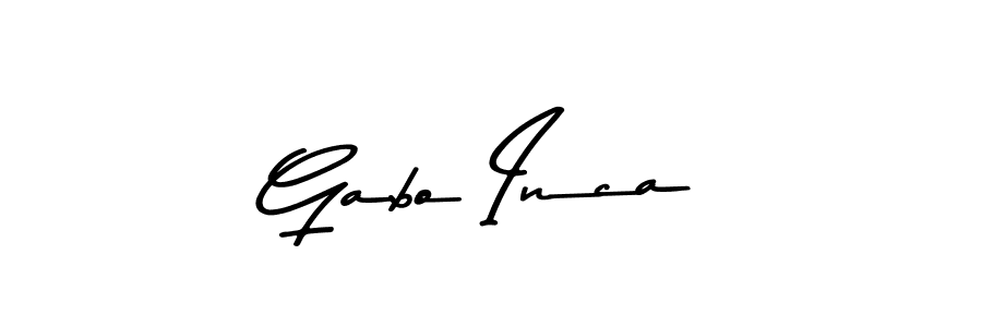 How to Draw Gabo Inca signature style? Asem Kandis PERSONAL USE is a latest design signature styles for name Gabo Inca. Gabo Inca signature style 9 images and pictures png