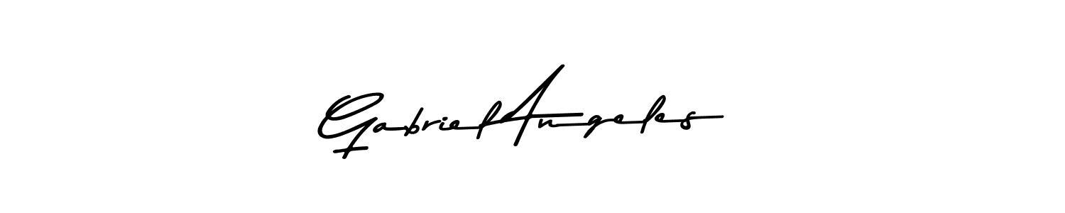 Asem Kandis PERSONAL USE is a professional signature style that is perfect for those who want to add a touch of class to their signature. It is also a great choice for those who want to make their signature more unique. Get Gabriel Angeles name to fancy signature for free. Gabriel Angeles signature style 9 images and pictures png