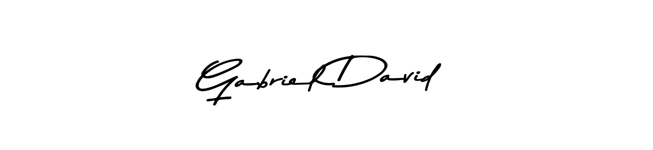 Asem Kandis PERSONAL USE is a professional signature style that is perfect for those who want to add a touch of class to their signature. It is also a great choice for those who want to make their signature more unique. Get Gabriel David name to fancy signature for free. Gabriel David signature style 9 images and pictures png