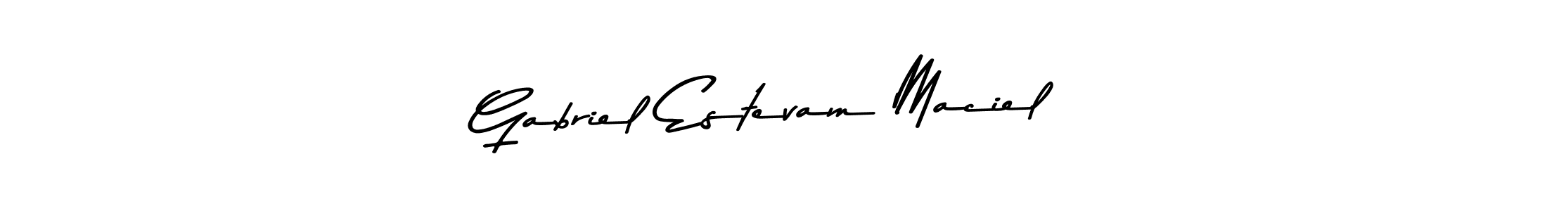 You should practise on your own different ways (Asem Kandis PERSONAL USE) to write your name (Gabriel Estevam Maciel) in signature. don't let someone else do it for you. Gabriel Estevam Maciel signature style 9 images and pictures png