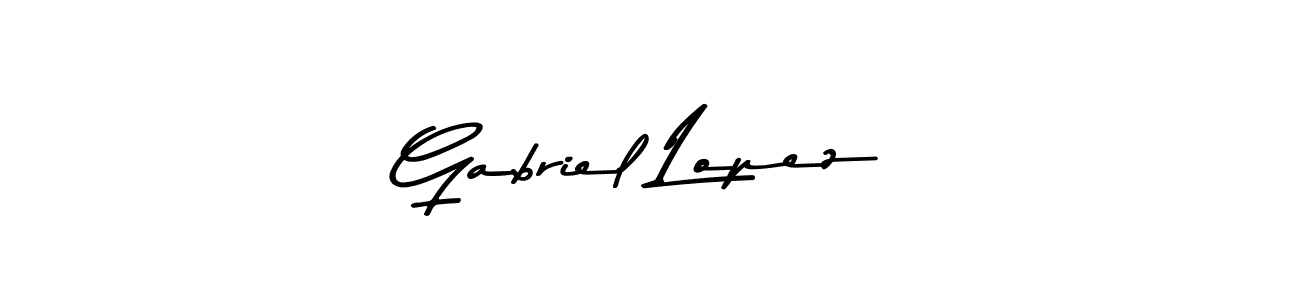 Also You can easily find your signature by using the search form. We will create Gabriel Lopez name handwritten signature images for you free of cost using Asem Kandis PERSONAL USE sign style. Gabriel Lopez signature style 9 images and pictures png