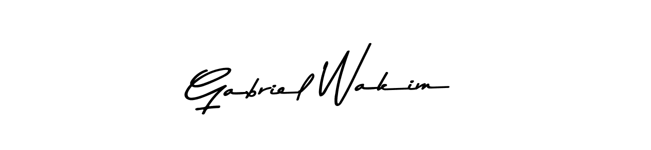 How to Draw Gabriel Wakim signature style? Asem Kandis PERSONAL USE is a latest design signature styles for name Gabriel Wakim. Gabriel Wakim signature style 9 images and pictures png