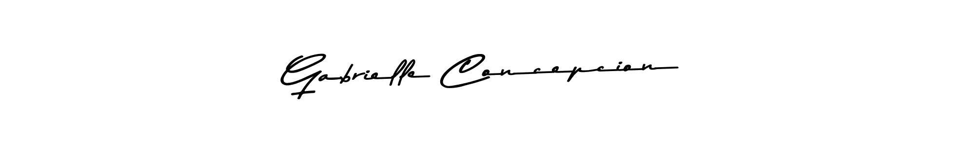 Asem Kandis PERSONAL USE is a professional signature style that is perfect for those who want to add a touch of class to their signature. It is also a great choice for those who want to make their signature more unique. Get Gabrielle Concepcion name to fancy signature for free. Gabrielle Concepcion signature style 9 images and pictures png