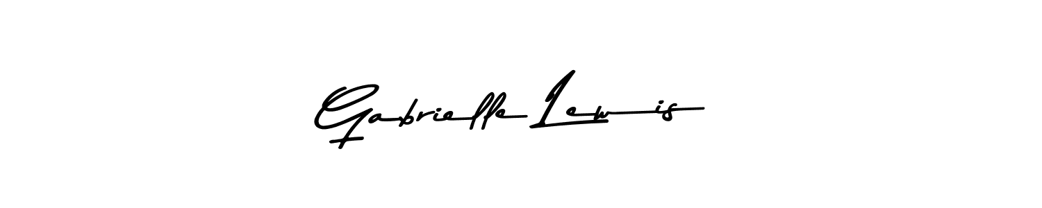 Gabrielle Lewis stylish signature style. Best Handwritten Sign (Asem Kandis PERSONAL USE) for my name. Handwritten Signature Collection Ideas for my name Gabrielle Lewis. Gabrielle Lewis signature style 9 images and pictures png