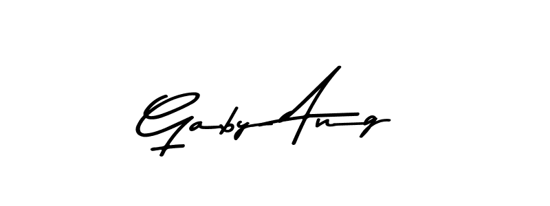 Also we have Gaby Ang name is the best signature style. Create professional handwritten signature collection using Asem Kandis PERSONAL USE autograph style. Gaby Ang signature style 9 images and pictures png