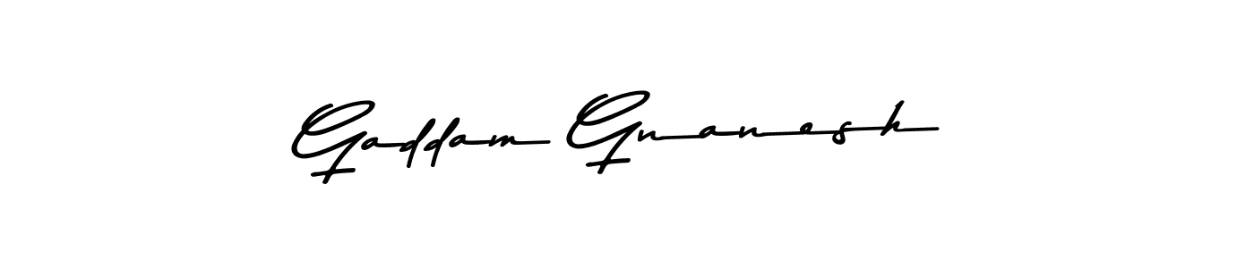 if you are searching for the best signature style for your name Gaddam Gnanesh. so please give up your signature search. here we have designed multiple signature styles  using Asem Kandis PERSONAL USE. Gaddam Gnanesh signature style 9 images and pictures png