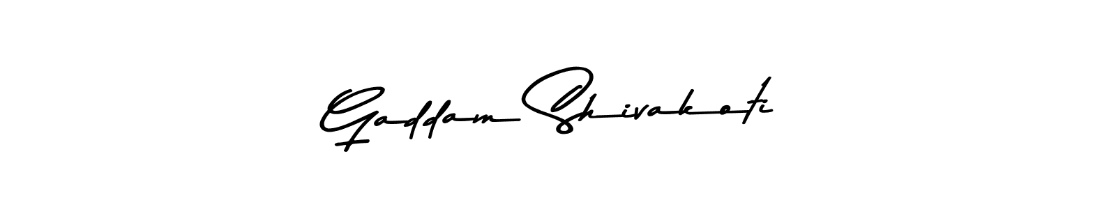 Use a signature maker to create a handwritten signature online. With this signature software, you can design (Asem Kandis PERSONAL USE) your own signature for name Gaddam Shivakoti. Gaddam Shivakoti signature style 9 images and pictures png