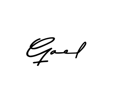 How to make Gael name signature. Use Asem Kandis PERSONAL USE style for creating short signs online. This is the latest handwritten sign. Gael signature style 9 images and pictures png